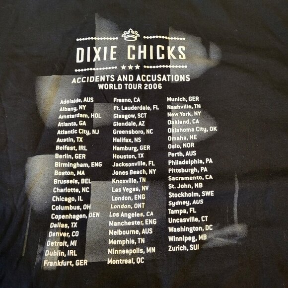Dixie Chicks Concert DCX 2006 Accidents and Accusations Tour XL country double - Picture 10 of 10
